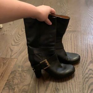 Chloe Black Leather Boots